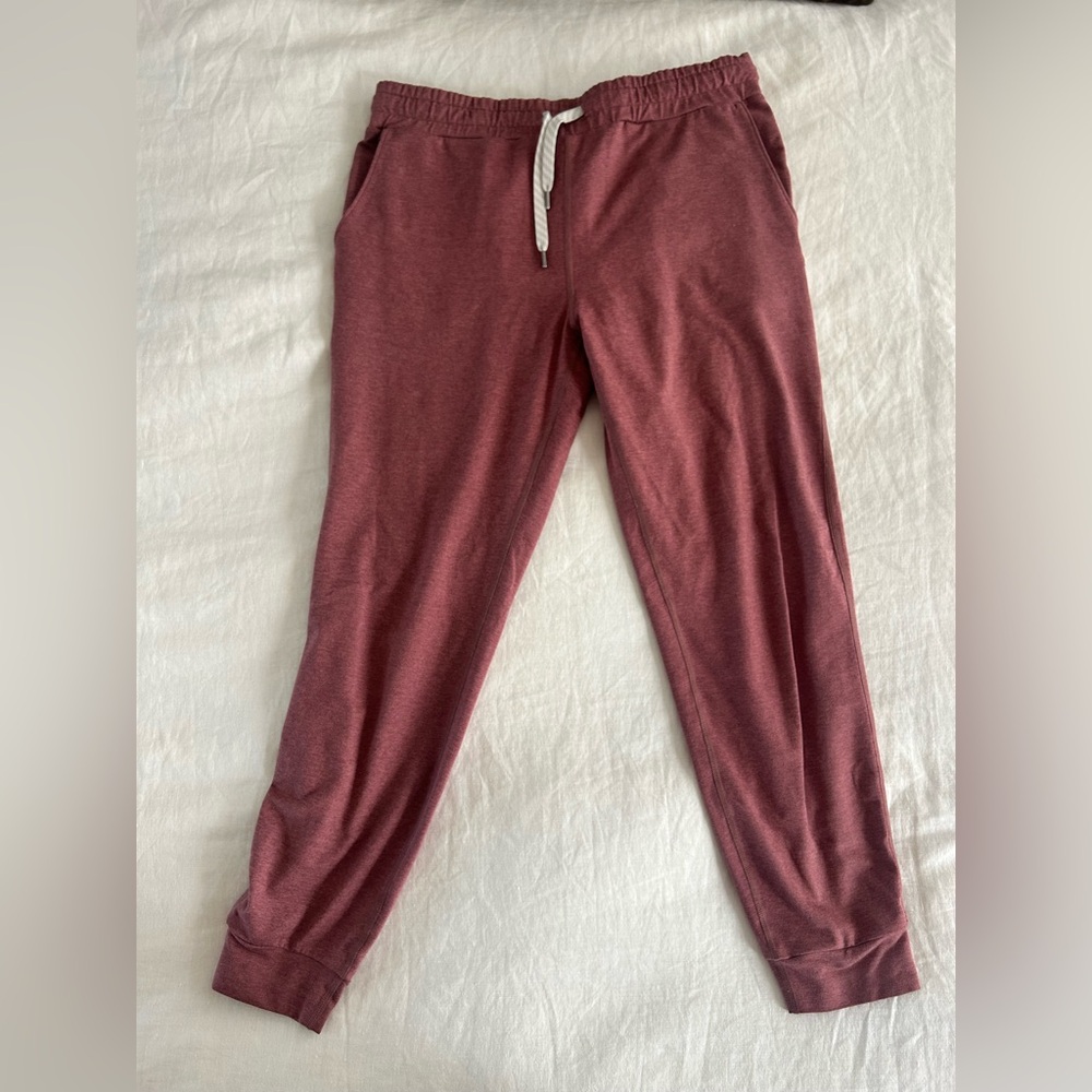 Maroon Jogger Pants with Drawstring